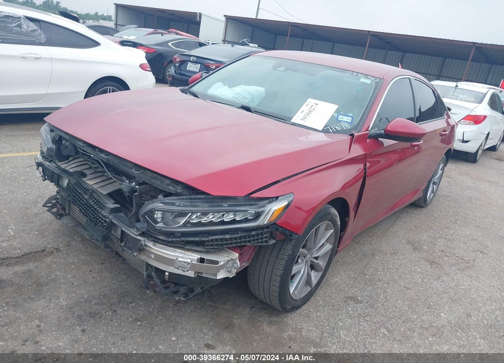2021 HONDA ACCORD LX VIN: 1HGCV1F13MA057184