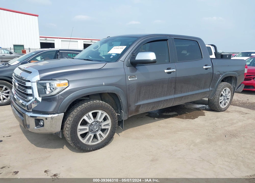 2019 TOYOTA TUNDRA CREWMAX 1794/CREWMAX PLATINUM VIN: 5TFAY5F14KX789760