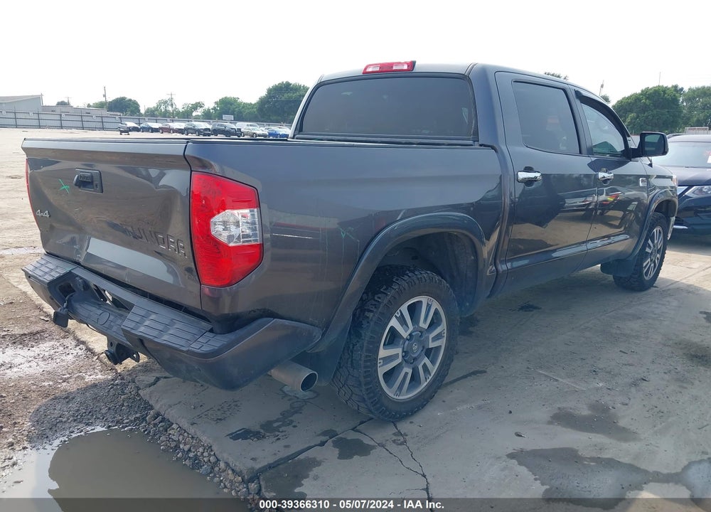 2019 TOYOTA TUNDRA CREWMAX 1794/CREWMAX PLATINUM VIN: 5TFAY5F14KX789760