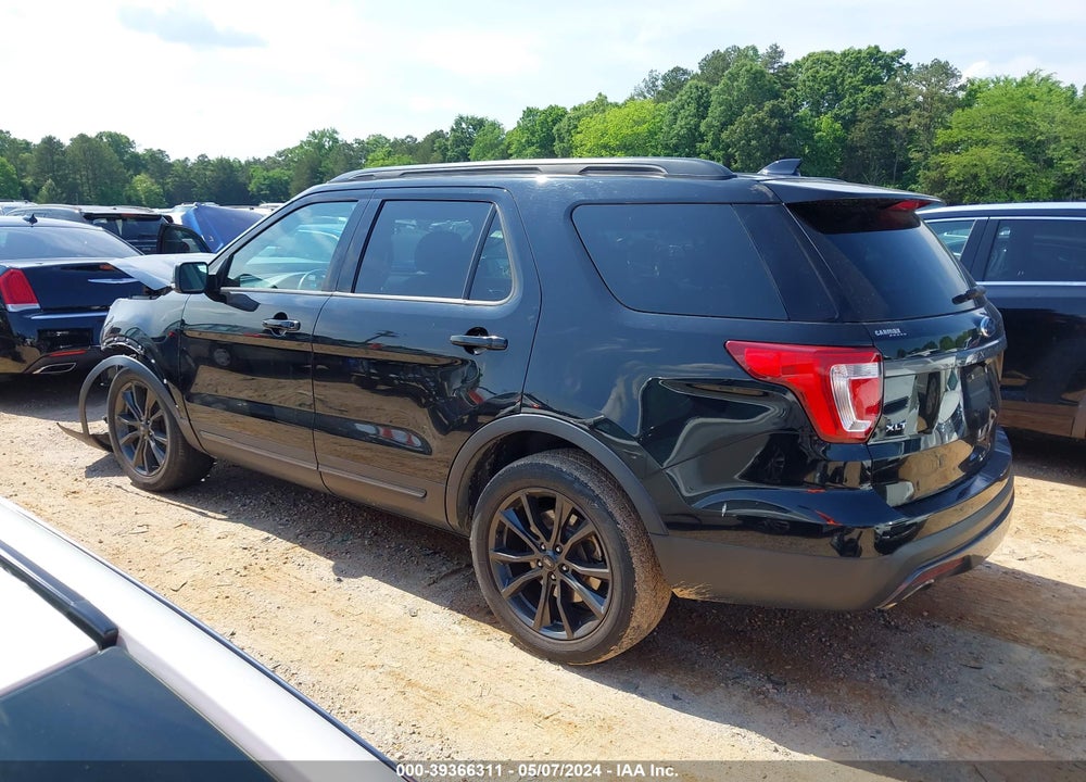 2017 FORD EXPLORER XLT VIN: 1FM5K8D84HGE17828