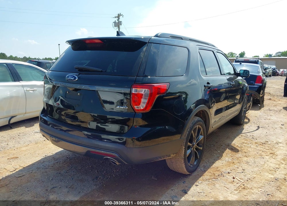 2017 FORD EXPLORER XLT VIN: 1FM5K8D84HGE17828