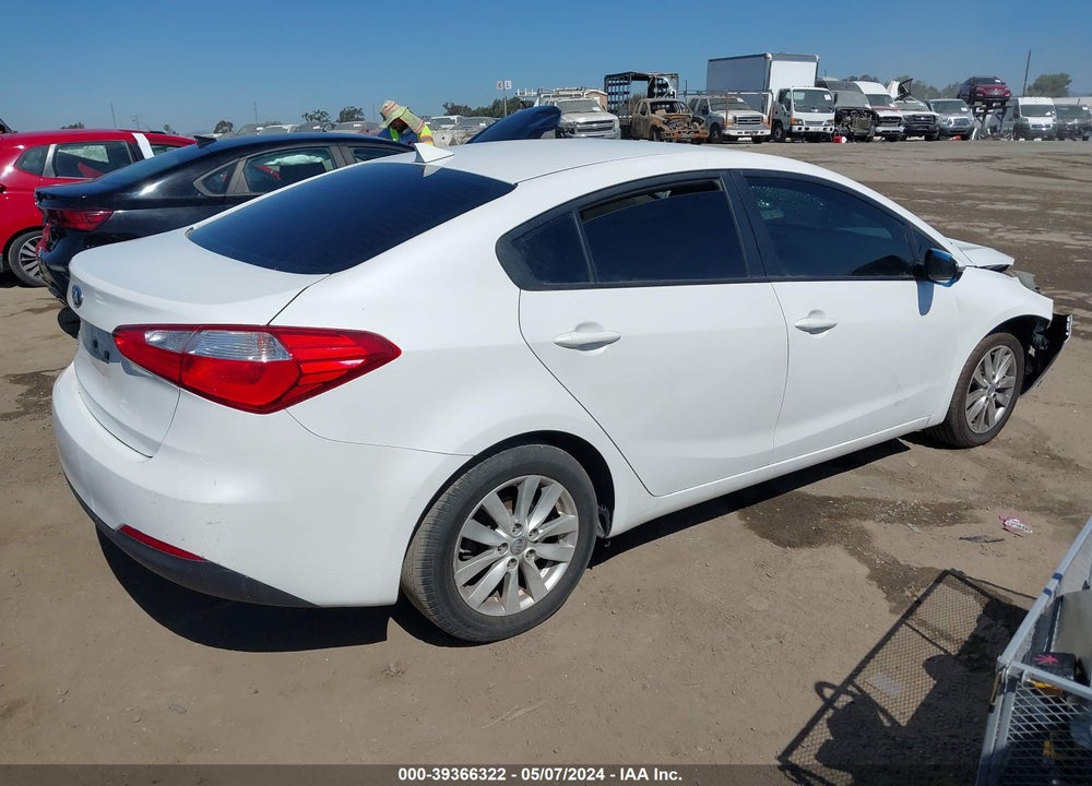 2014 KIA FORTE LX VIN: KNAFX4A62E5224748