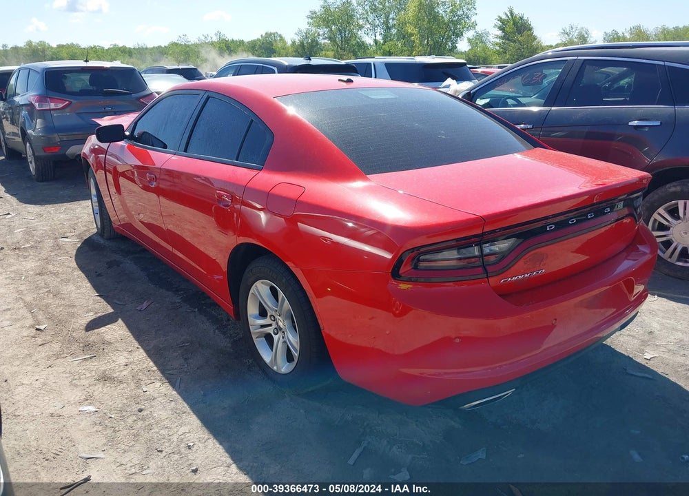2019 DODGE CHARGER SXT RWD VIN: 2C3CDXBG0KH720437