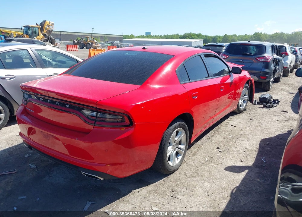 2019 DODGE CHARGER SXT RWD VIN: 2C3CDXBG0KH720437