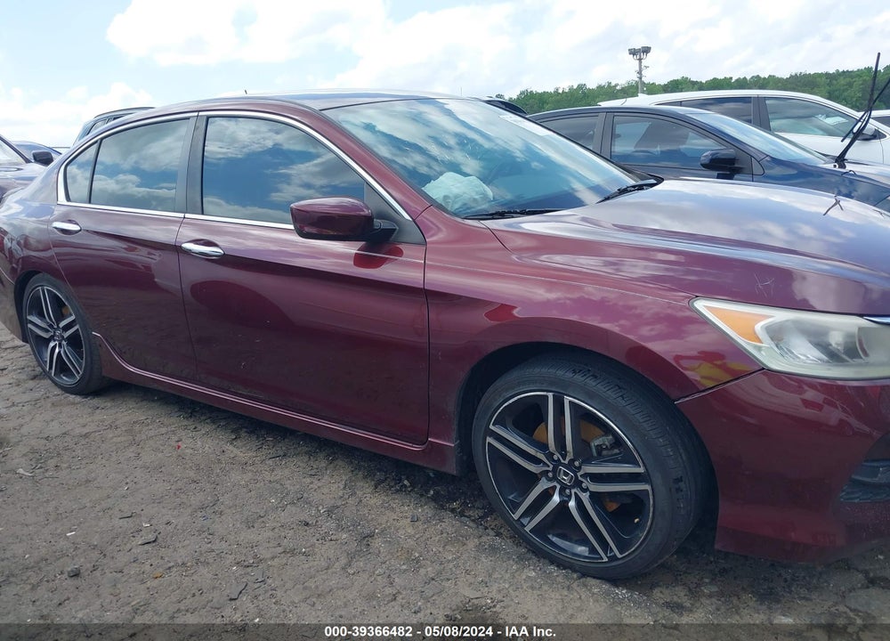 2016 HONDA ACCORD SPORT VIN: 1HGCR2F58GA084818