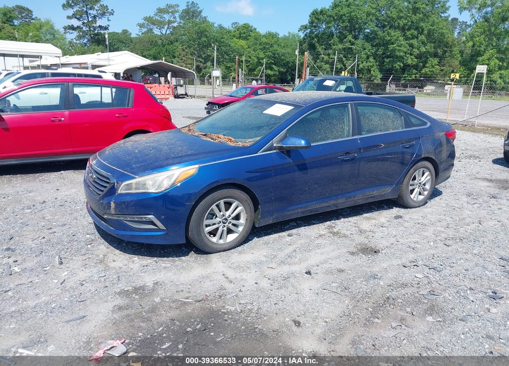 2015 HYUNDAI SONATA SE VIN: 5NPE24AFXFH193019