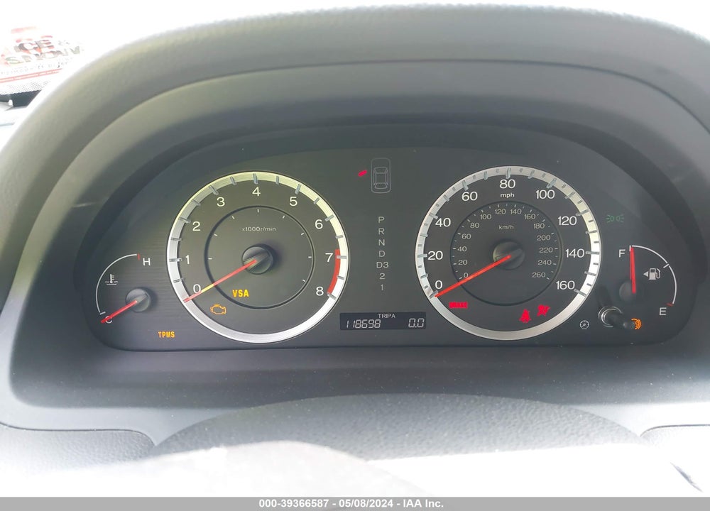 2008 HONDA ACCORD VIN: 1HGCP36878A010832