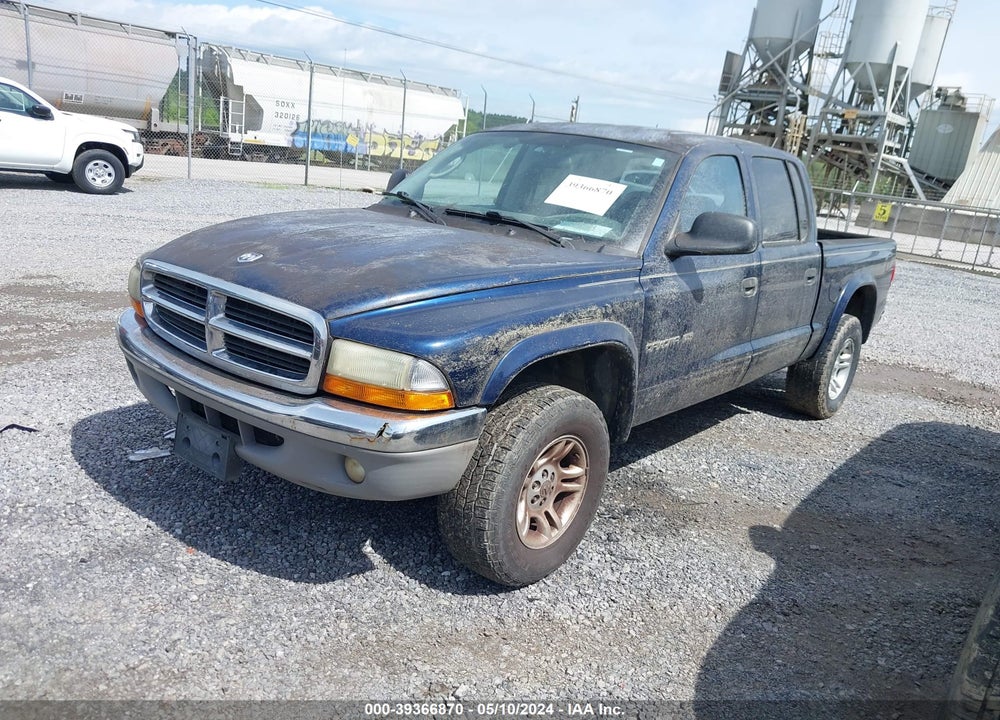 2002 DODGE DAKOTA SLT VIN: 1B7HG48N32S617065