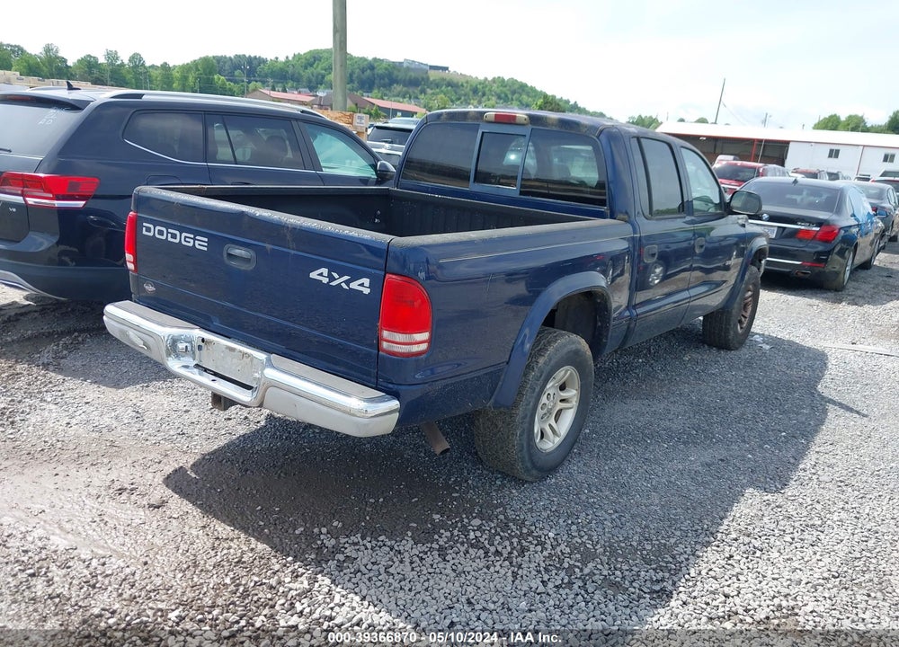 2002 DODGE DAKOTA SLT VIN: 1B7HG48N32S617065