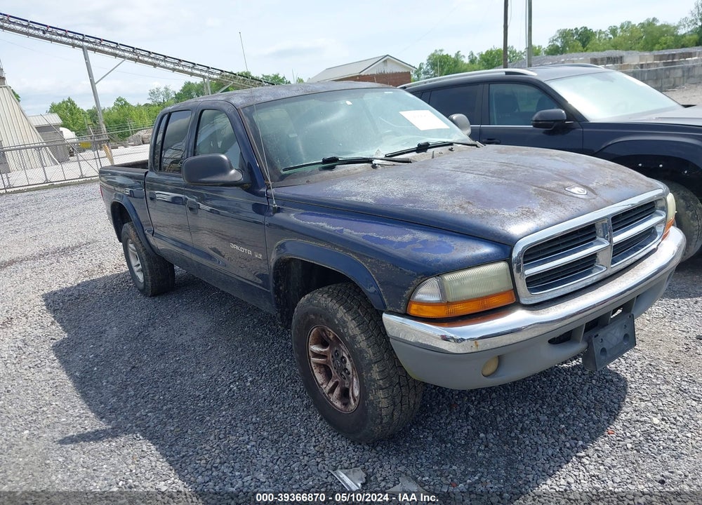 2002 DODGE DAKOTA SLT VIN: 1B7HG48N32S617065