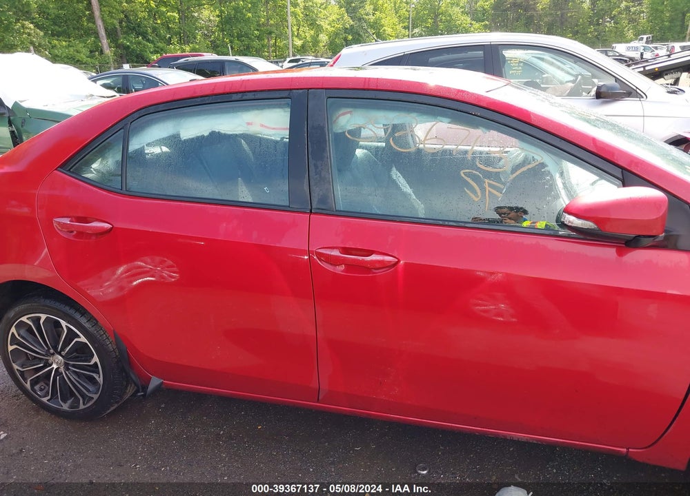 2014 TOYOTA COROLLA S PLUS VIN: 2T1BURHE1EC221296