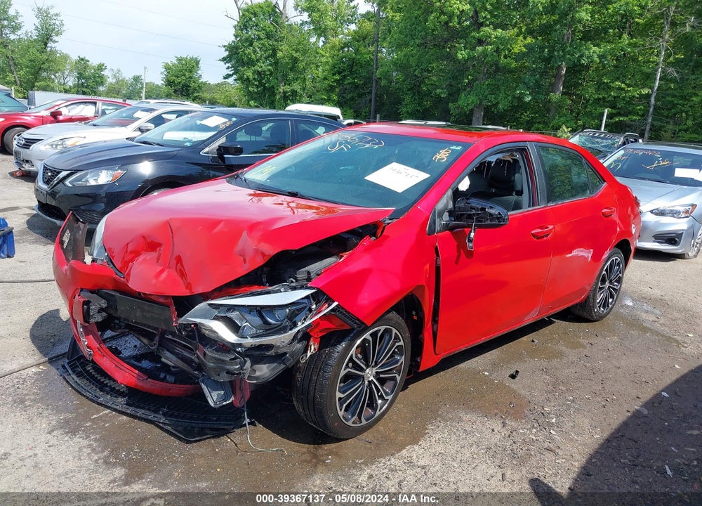 2014 TOYOTA COROLLA S PLUS VIN: 2T1BURHE1EC221296