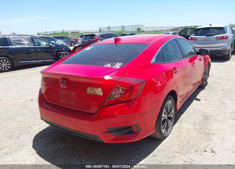 2018 HONDA CIVIC EX-L VIN: JHMFC1F73JX007236