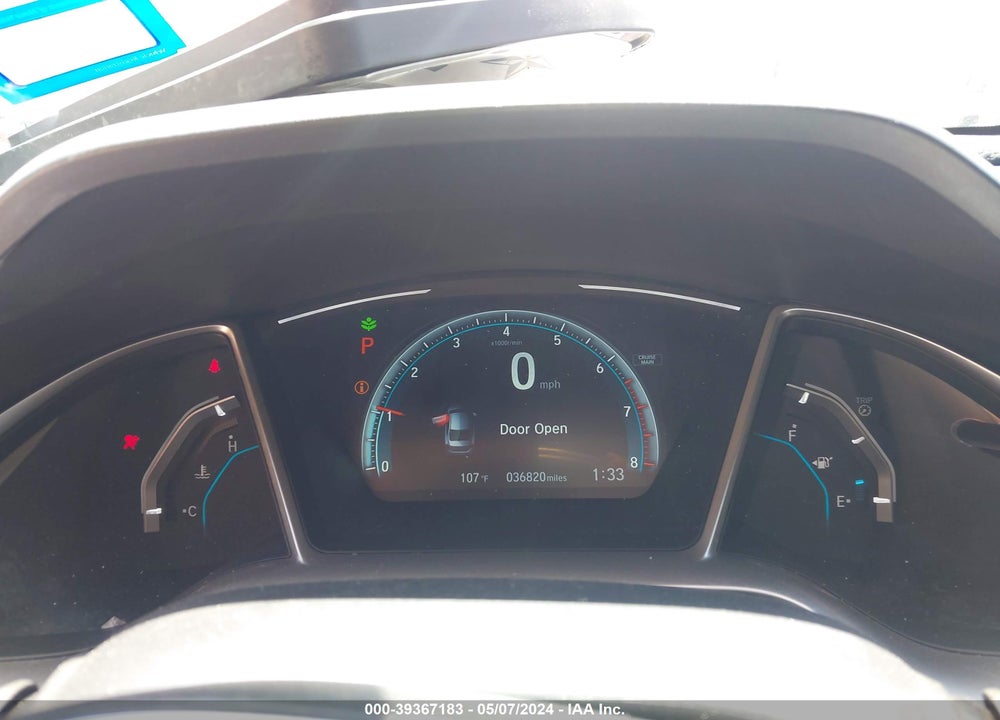 2018 HONDA CIVIC EX-L VIN: JHMFC1F73JX007236
