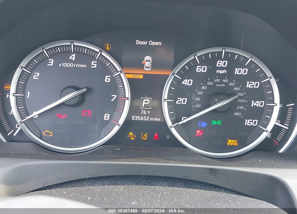 2020 ACURA TLX STANDARD VIN: 19UUB1F35LA016665