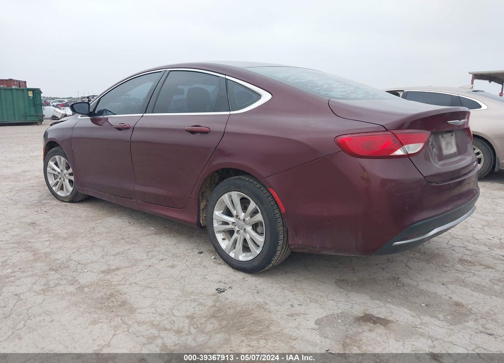 2016 CHRYSLER 200 LIMITED VIN: 1C3CCCAB0GN172231