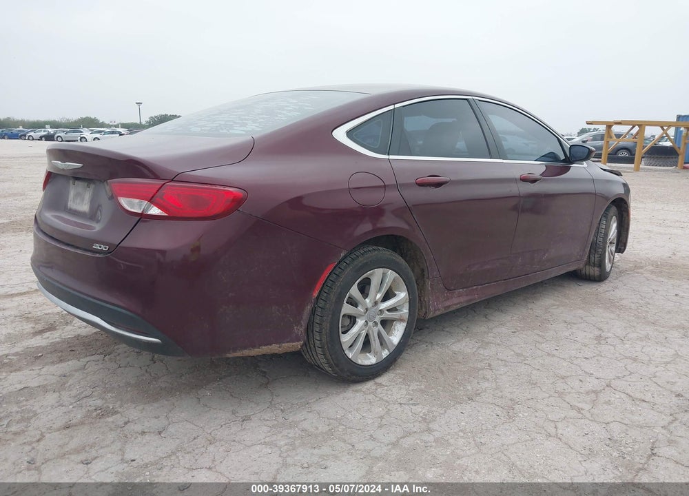 2016 CHRYSLER 200 LIMITED VIN: 1C3CCCAB0GN172231