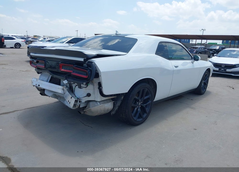 2021 DODGE CHALLENGER SXT VIN: 2C3CDZAG7MH552649