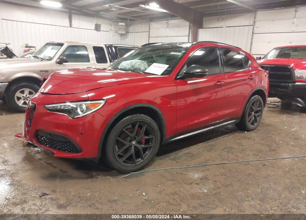 2019 ALFA ROMEO STELVIO TI SPORT AWD VIN: ZASPAKBN6K7C66608