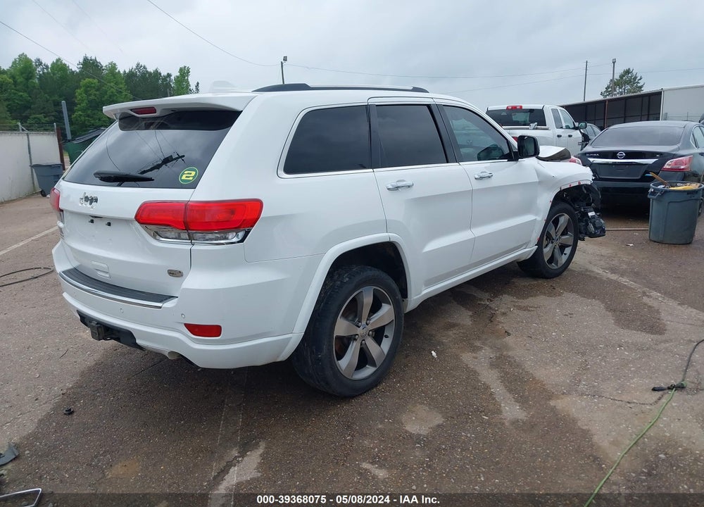 2014 JEEP GRAND CHEROKEE VIN: 1C4RJECG0EC542957