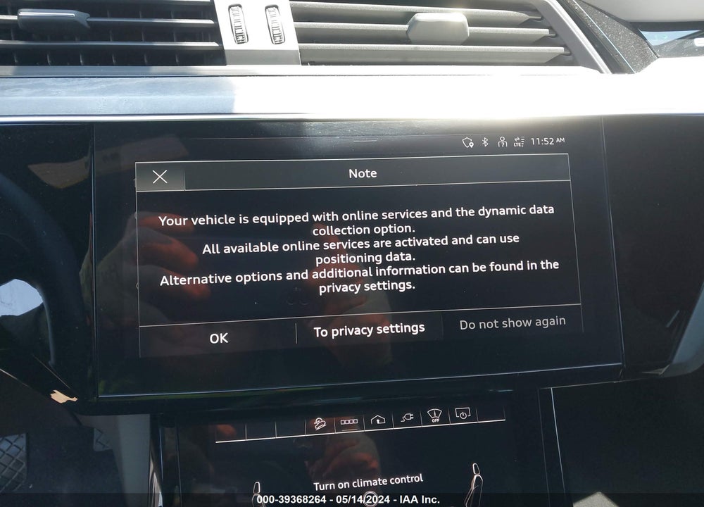 2022 AUDI E-TRON CHRONOS QUATTRO VIN: WA1VABGE0NB014843