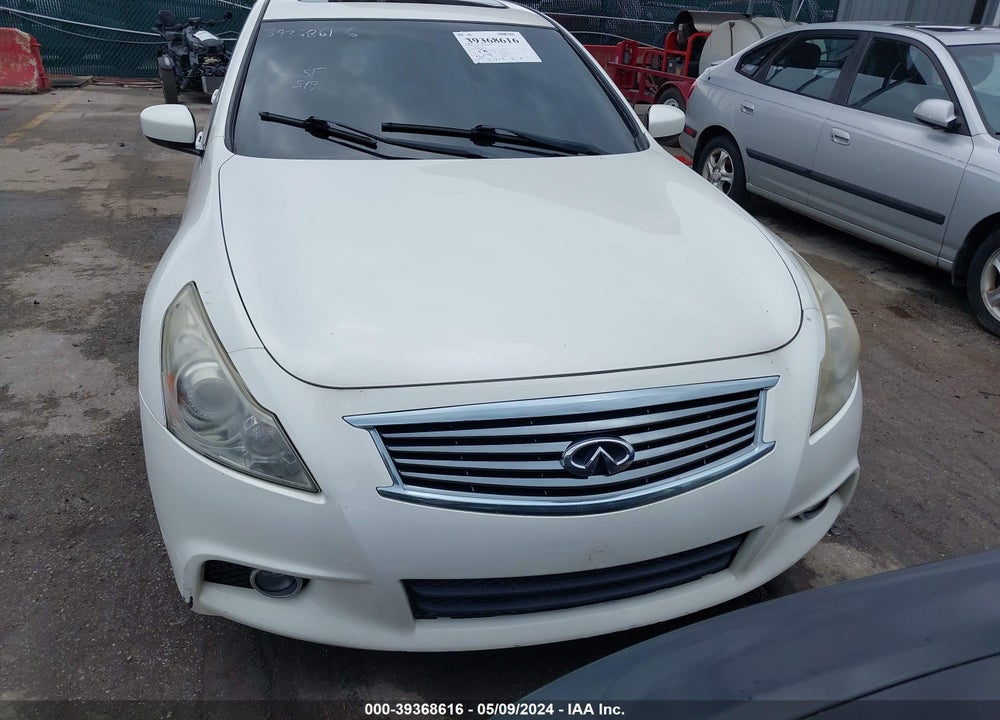 2012 INFINITI G37X VIN: JN1CV6AR1CM677640