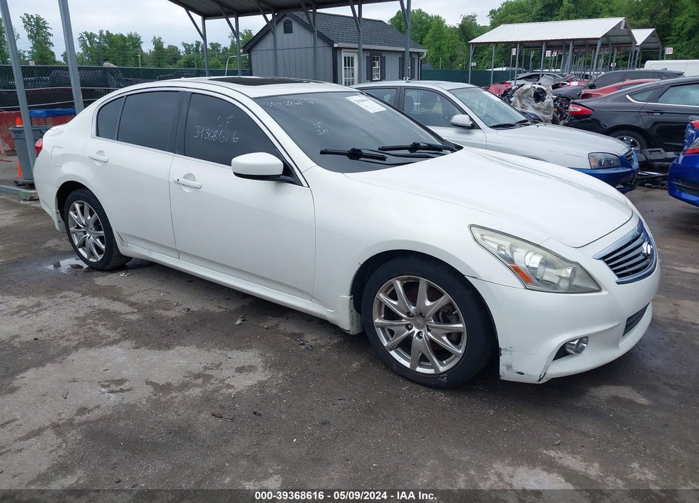 2012 INFINITI G37X VIN: JN1CV6AR1CM677640