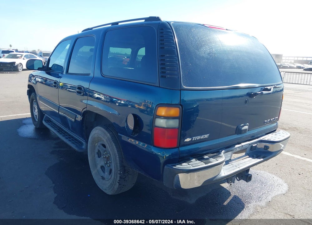 2005 CHEVROLET TAHOE LS VIN: 1GNEC13V55R119134