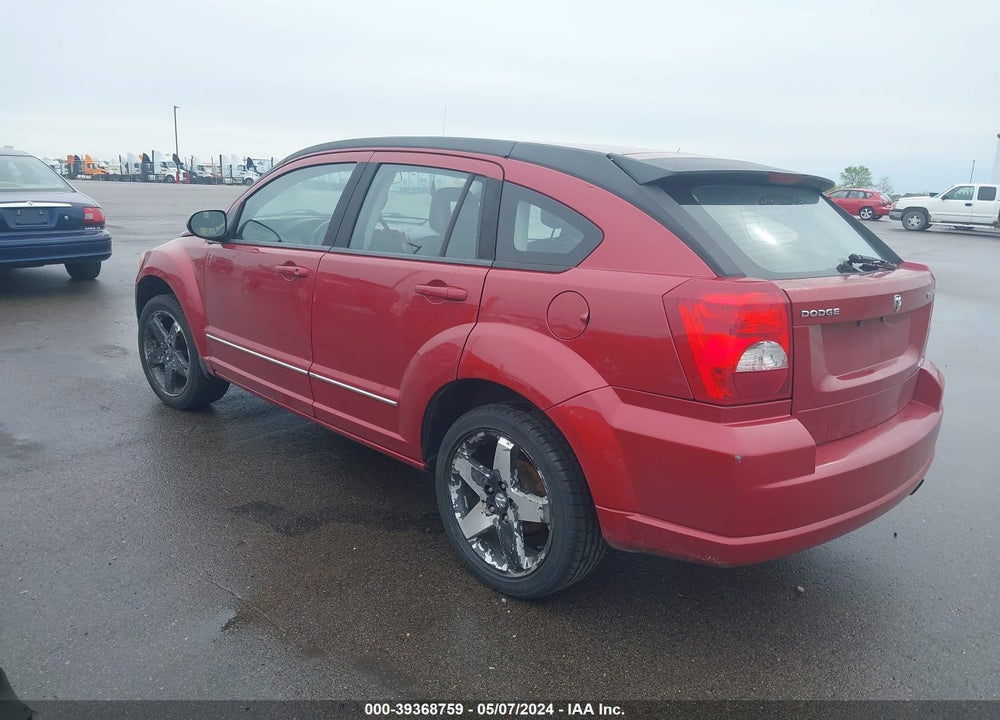 2009 DODGE CALIBER R/T VIN: 1B3HB78B99D223754