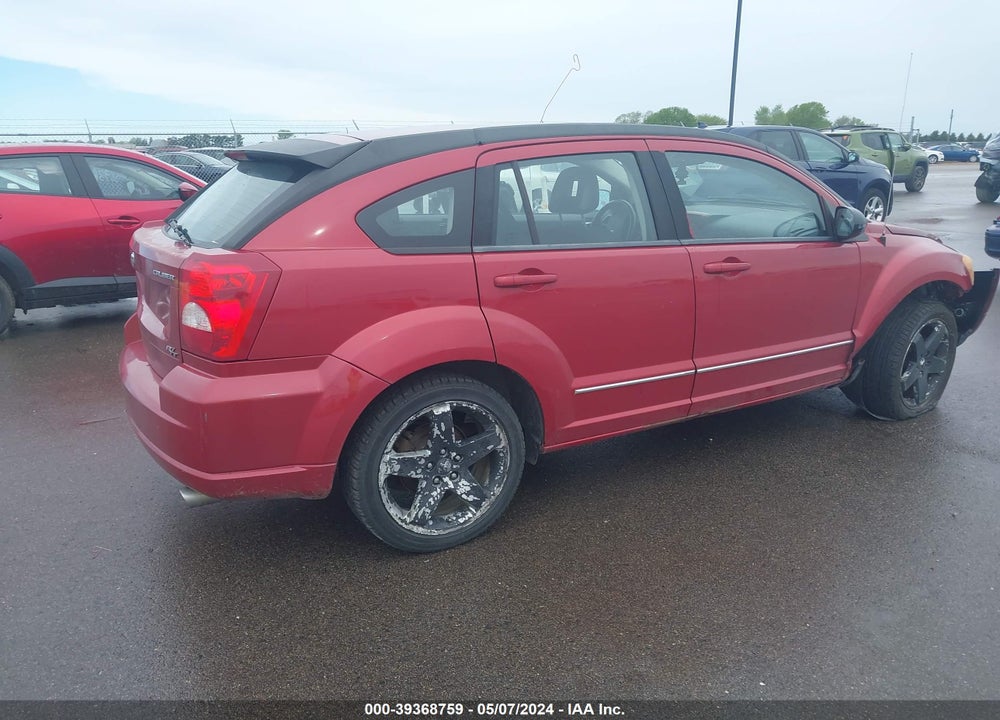 2009 DODGE CALIBER R/T VIN: 1B3HB78B99D223754