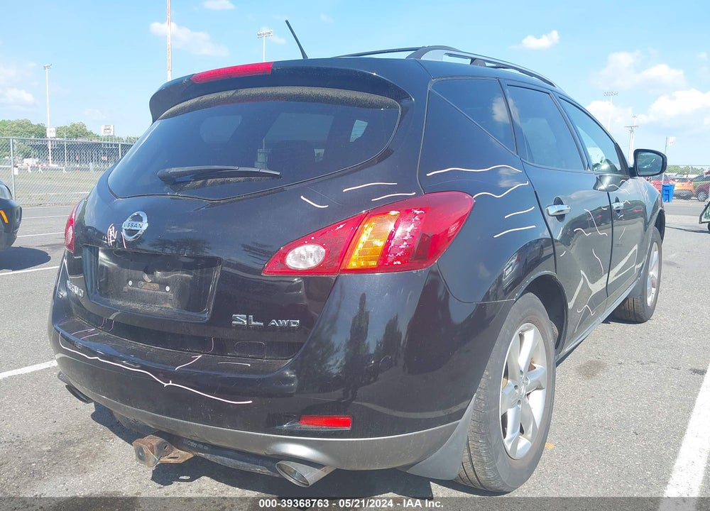 2010 NISSAN MURANO SL VIN: JN8AZ1MW0AW124738