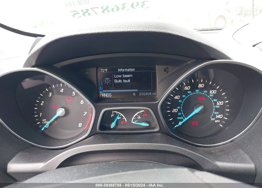 2015 FORD ESCAPE SE VIN: 1FMCU0GX7FUA64635