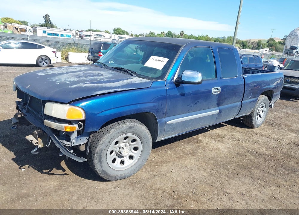 2001 GMC SIERRA 1500 SLE VIN: 1GTEC19V41Z169727