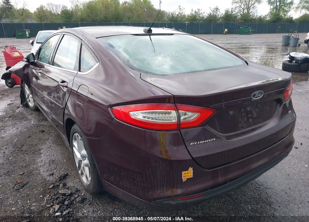 2013 FORD FUSION SE VIN: 3FA6P0H73DR383192