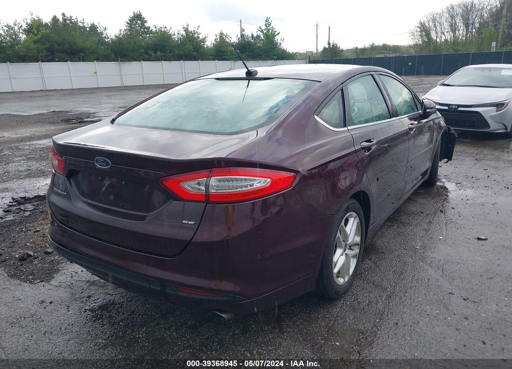 2013 FORD FUSION SE VIN: 3FA6P0H73DR383192