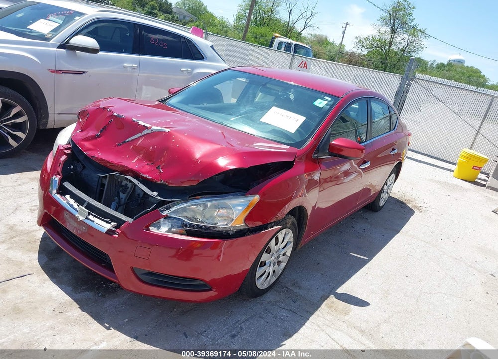 2013 NISSAN SENTRA SV VIN: 3N1AB7AP7DL702735