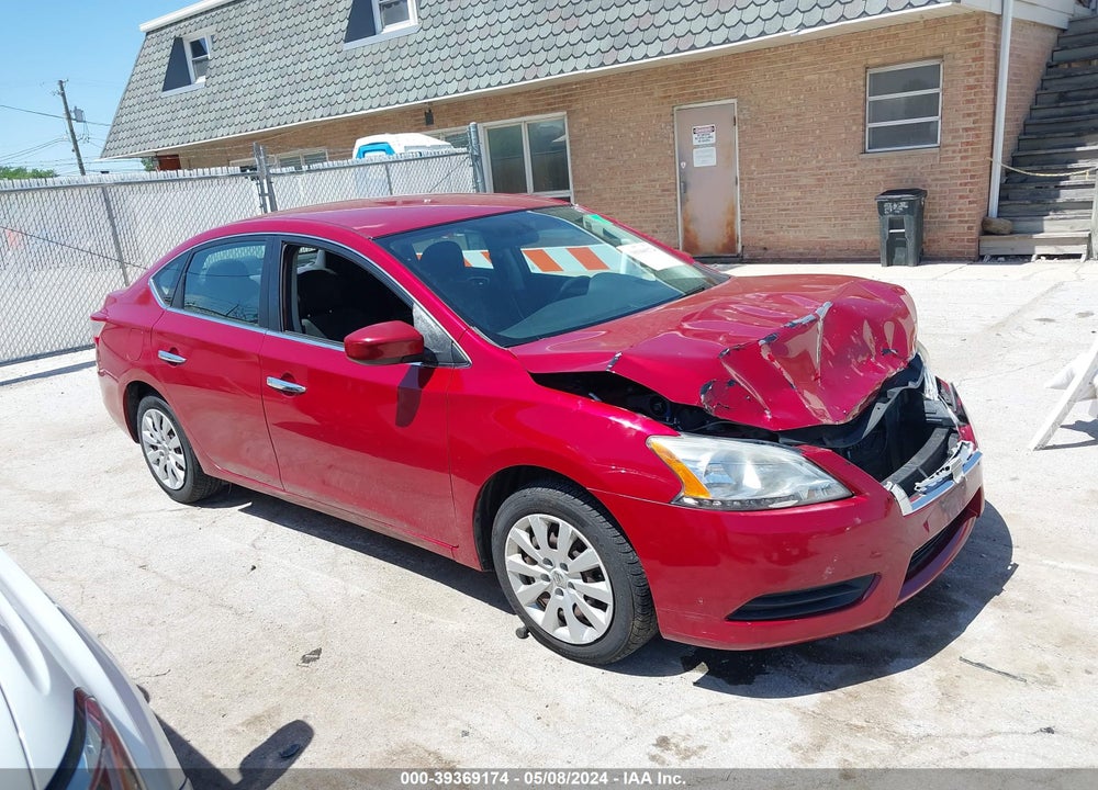 2013 NISSAN SENTRA SV VIN: 3N1AB7AP7DL702735