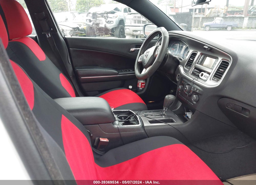 2012 DODGE CHARGER SE VIN: 2C3CDXBGXCH297383