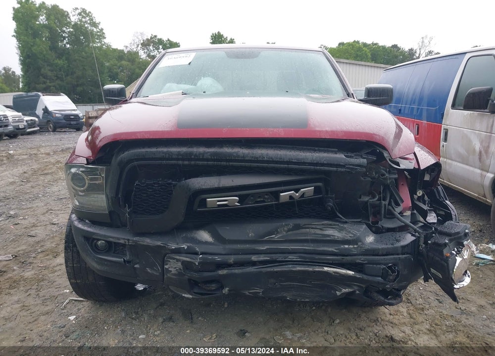 2020 RAM 1500 CLASSIC WARLOCK QUAD CAB 4X4 6'4 BOX VIN: 1C6RR7GG5LS112284
