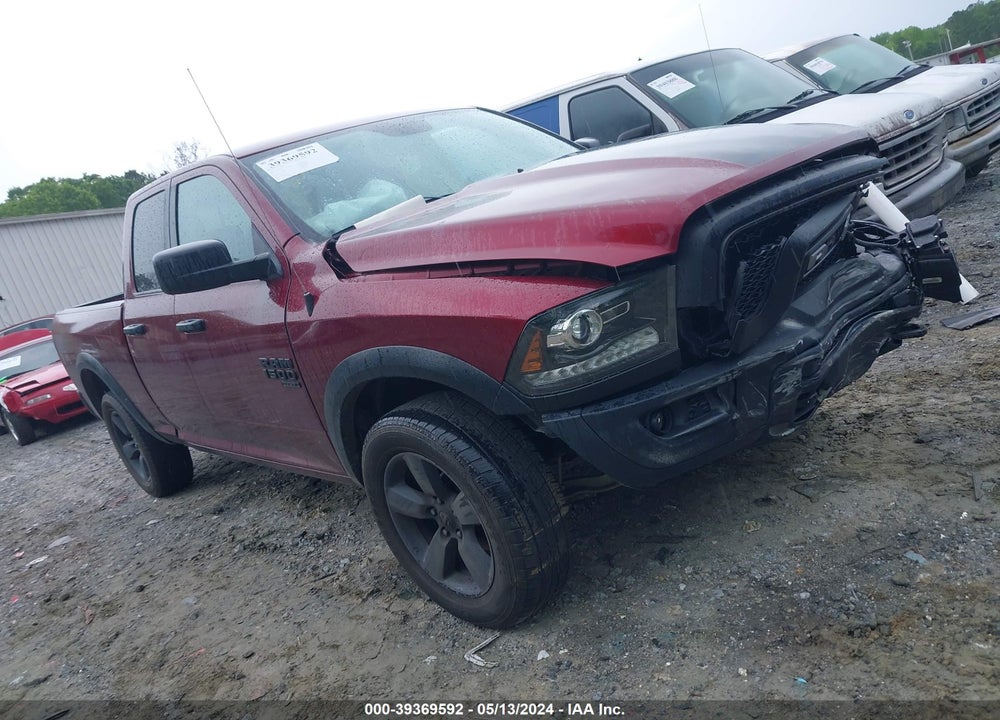 2020 RAM 1500 CLASSIC WARLOCK QUAD CAB 4X4 6'4 BOX VIN: 1C6RR7GG5LS112284