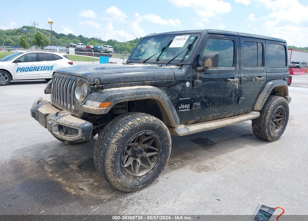 2018 JEEP WRANGLER UNLIMITED SAHARA VIN: 1C4HJXEGXJW321945
