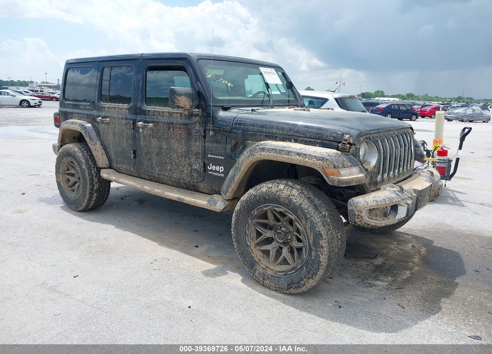 2018 JEEP WRANGLER UNLIMITED SAHARA VIN: 1C4HJXEGXJW321945