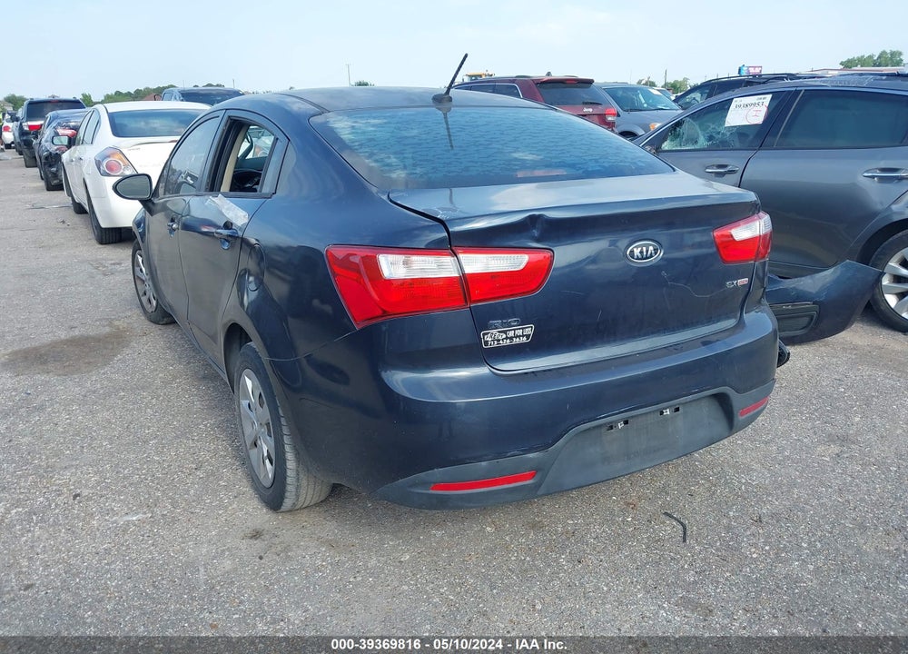 2014 KIA RIO EX VIN: KNADN4A31E6327348