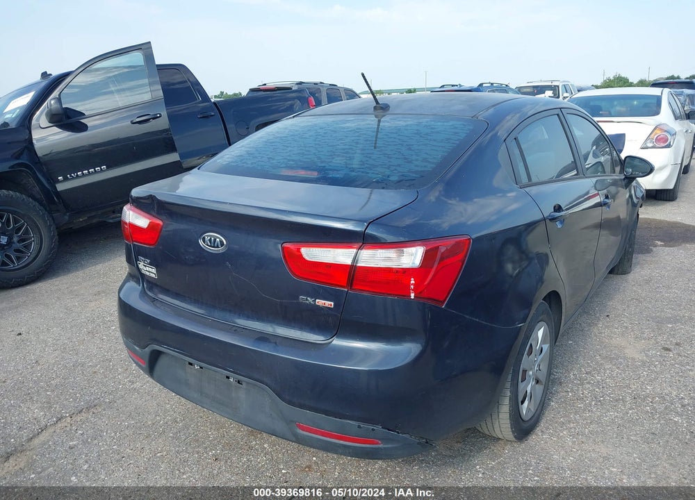 2014 KIA RIO EX VIN: KNADN4A31E6327348