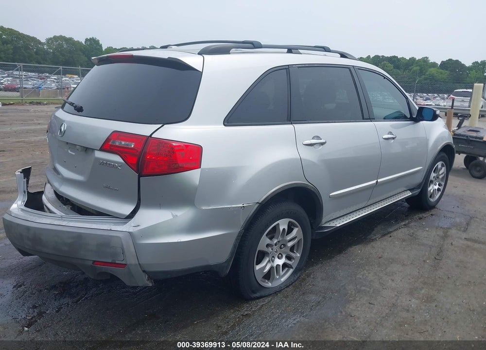 2008 ACURA MDX TECHNOLOGY PACKAGE VIN: 2HNYD28398H531345