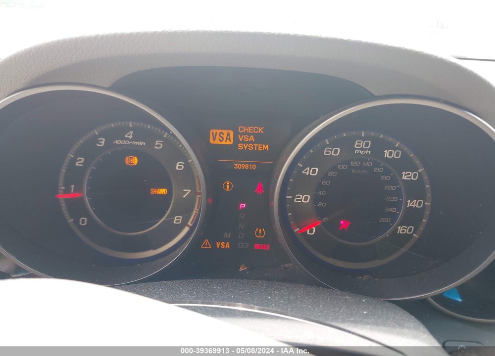 2008 ACURA MDX TECHNOLOGY PACKAGE VIN: 2HNYD28398H531345