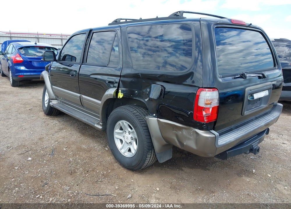 1999 TOYOTA 4RUNNER LIMITED V6 VIN: JT3GN87R3X0106167