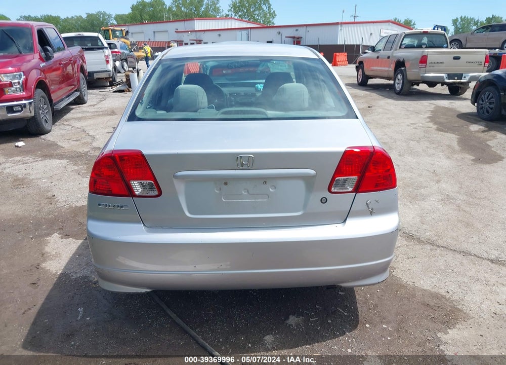2005 HONDA CIVIC LX VIN: 2HGES16565H523911