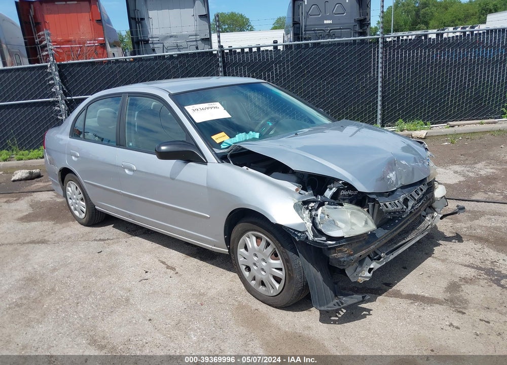2005 HONDA CIVIC LX VIN: 2HGES16565H523911