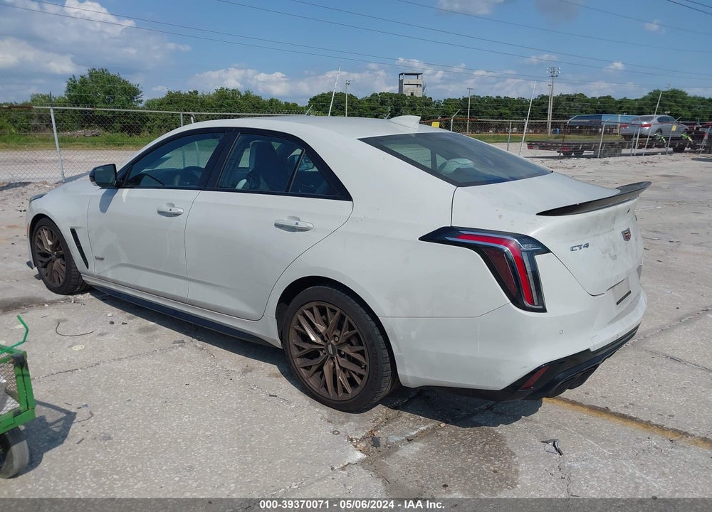 2022 CADILLAC CT4-V V-SERIES BLACKWING VIN: 1G6D75RP2N0410416